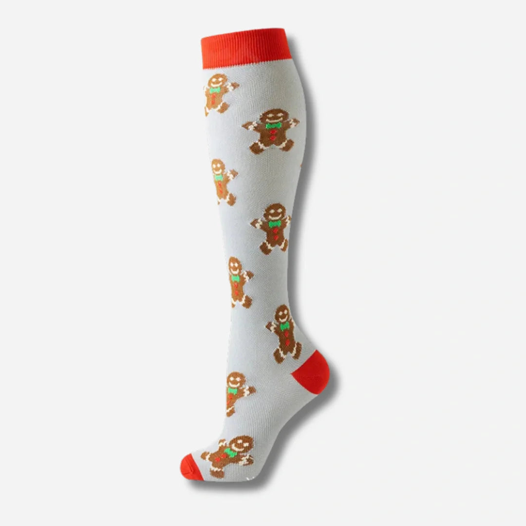 ErgiloSeason - Säsongsmönstrade stödstrumpor