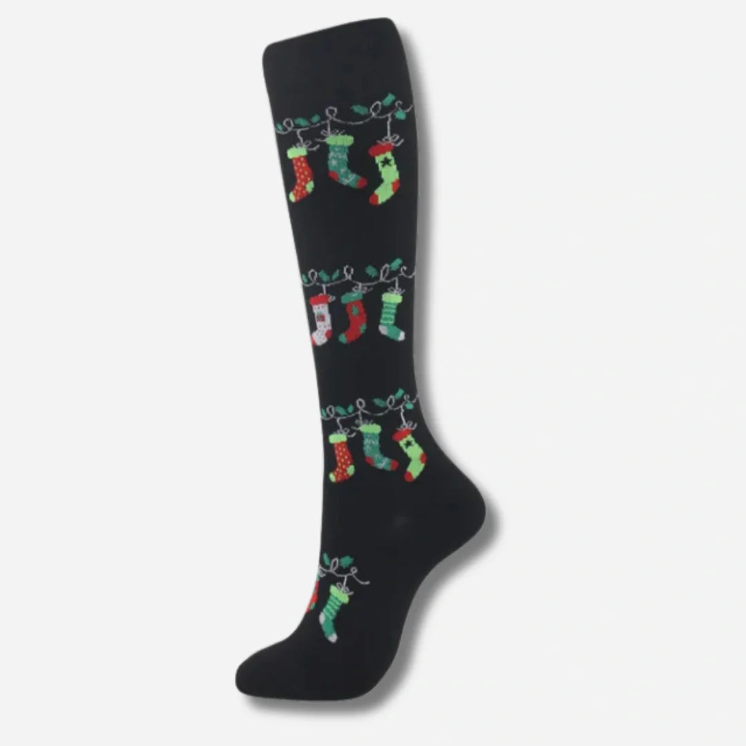 ErgiloJoyful – Julens gladaste stödstrumpor