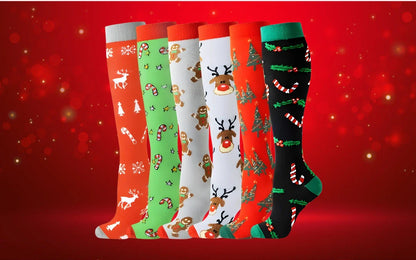 ErgiloSeason - Säsongsmönstrade stödstrumpor