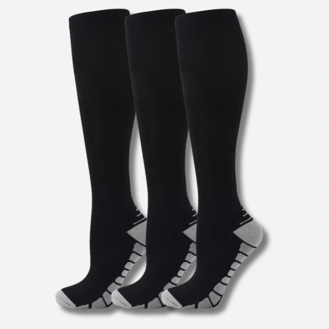 ErgiloPulse - knähöga kompressionsstrumpor i 3-pack