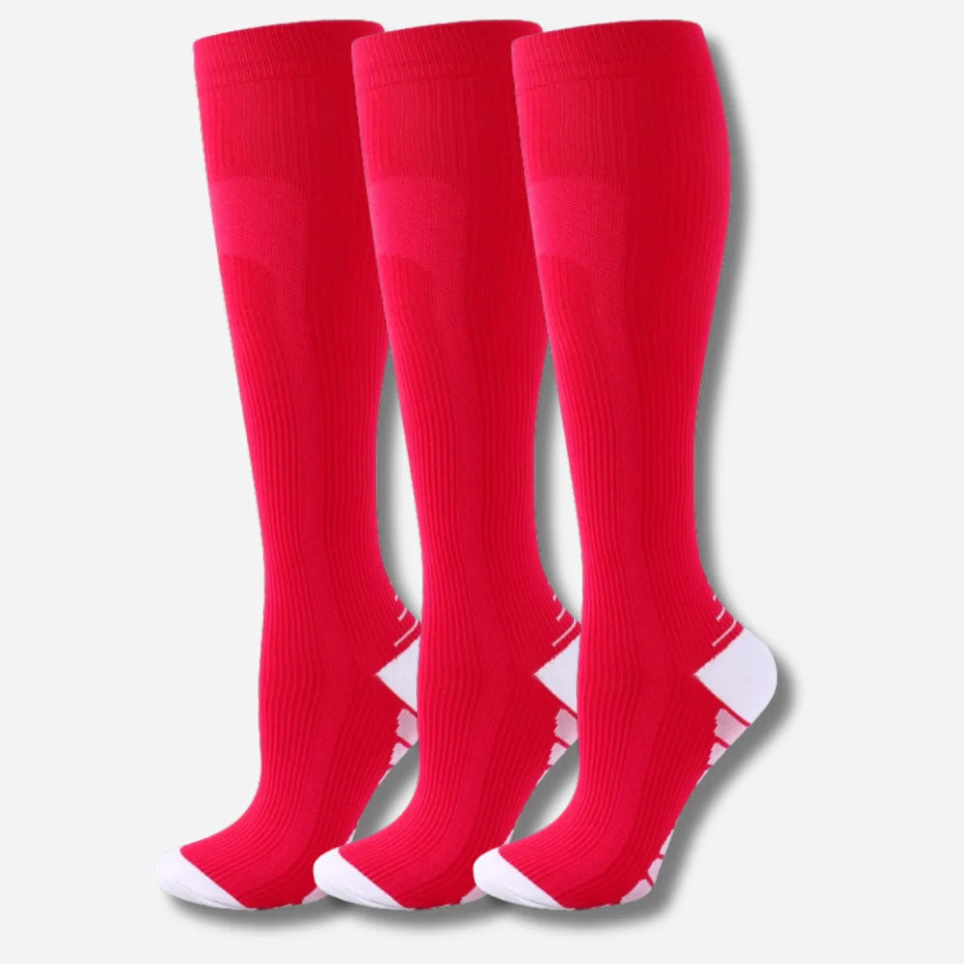 ErgiloPulse - knähöga kompressionsstrumpor i 3-pack